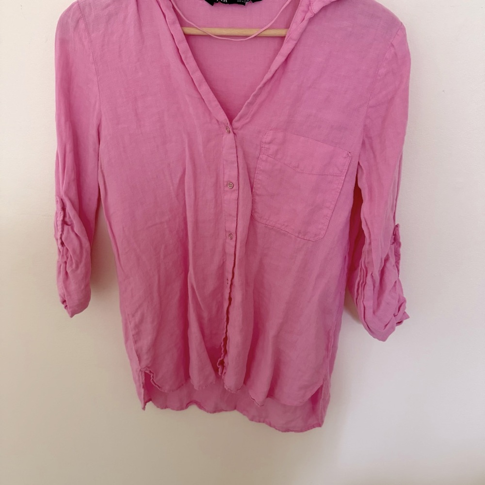 Linen button down shirt - Picture 4 of 7